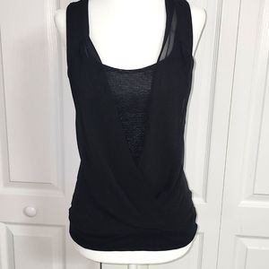 Express shirt, XS, Black with silver stripes